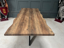 Load image into Gallery viewer, Huge 2m Long Waney Edge Dining Table