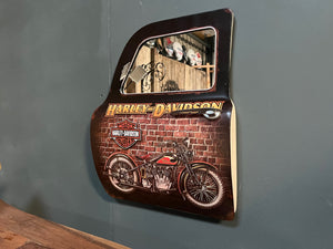 Large Metal Vintage Harley Davidson Car Door Mirror (PRE-ORDER NOW BACK IN STOCK 5-6 WEEKS)