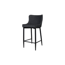 Load image into Gallery viewer, Single Classic Faux Leather Bar Stool in Charcoal