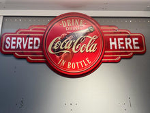 Load image into Gallery viewer, Large Coca Cola Wall Sign (PRE-ORDER NOW BACK IN STOCK 5-6 WEEKS)