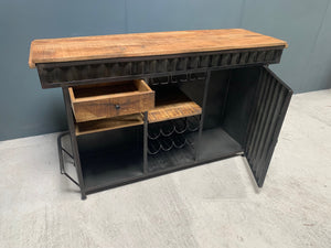 Large Industrial Fully Fitted Home Bar Counter