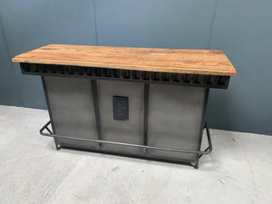 Large Industrial Fully Fitted Home Bar Counter
