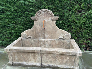 Cast Stone Rectangular Provincial Style Water Fountain (PRE ORDER NOW BACK IN STOCK 4 WEEKS)