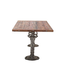 Load image into Gallery viewer, Vintage Industrial Style Dining Table with Adjustable Height