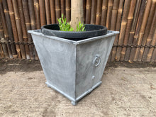 Load image into Gallery viewer, Classic Ornate Steel Planter in Lead Finish