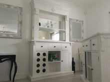 Load image into Gallery viewer, 1.5m White Home Bar - Front Counter &amp; Mirrored Back Bar