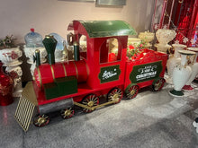 Load image into Gallery viewer, Huge Metal Christmas Train
