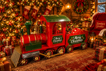 Load image into Gallery viewer, Huge Metal Christmas Train Display