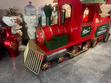Load image into Gallery viewer, Huge Metal Christmas Train