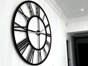 Brand New Massive 1.2m High Iron Skeleton Clock