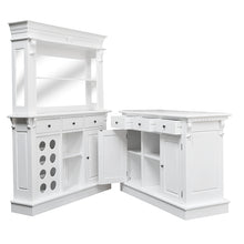 Load image into Gallery viewer, Solid Mahogany Home Bar 1.5m-Includes, Front Counter &amp; Bevelled Mirrored Back Bar