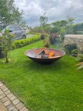 Load image into Gallery viewer, Contemporary Rustic Fire Pit/Log Burner/Patio Heater - 1.5m
