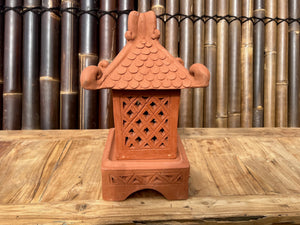 Medium Heavy Terracotta Chinese Lantern