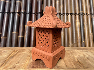 Medium Heavy Terracotta Chinese Lantern