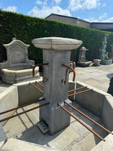 Load image into Gallery viewer, Cast Stone Provincial Style Fountain Including Metal Work