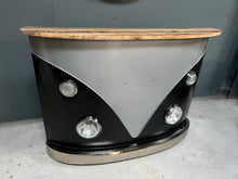 Load image into Gallery viewer, Brand New Rustic Vintage Metal Home Bar with Working Lights