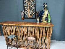 Load image into Gallery viewer, 2m Long Bamboo Tiki Home Bar Front Counter