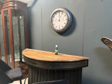 Load image into Gallery viewer, Vintage Silver Industrial Style Geneva Chronograph Wall Clock