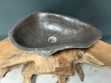 Load image into Gallery viewer, Basalt Riverstone Sink