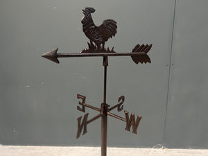 Cast Iron Outdoor Weather Vane on Stand