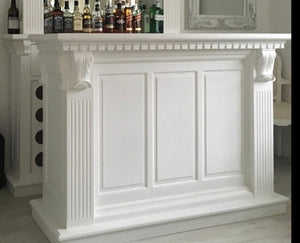 Home Bar Front Counter 1.5m (White)
