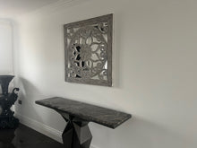 Load image into Gallery viewer, Oriental Detailed MIRROR (90cm square) in Silver