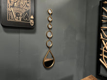 Load image into Gallery viewer, Large Decorative Gold Tear Drop Mirror