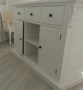 Home Bar Front Counter 1.5m (White)