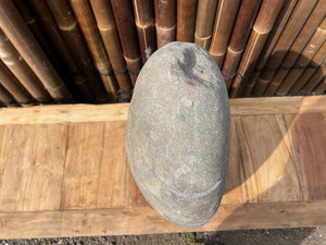 Crated Large Heavy River Stone Outdoor Egg Lantern