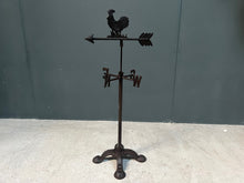 Load image into Gallery viewer, Cast Iron Outdoor Weather Vane on Stand