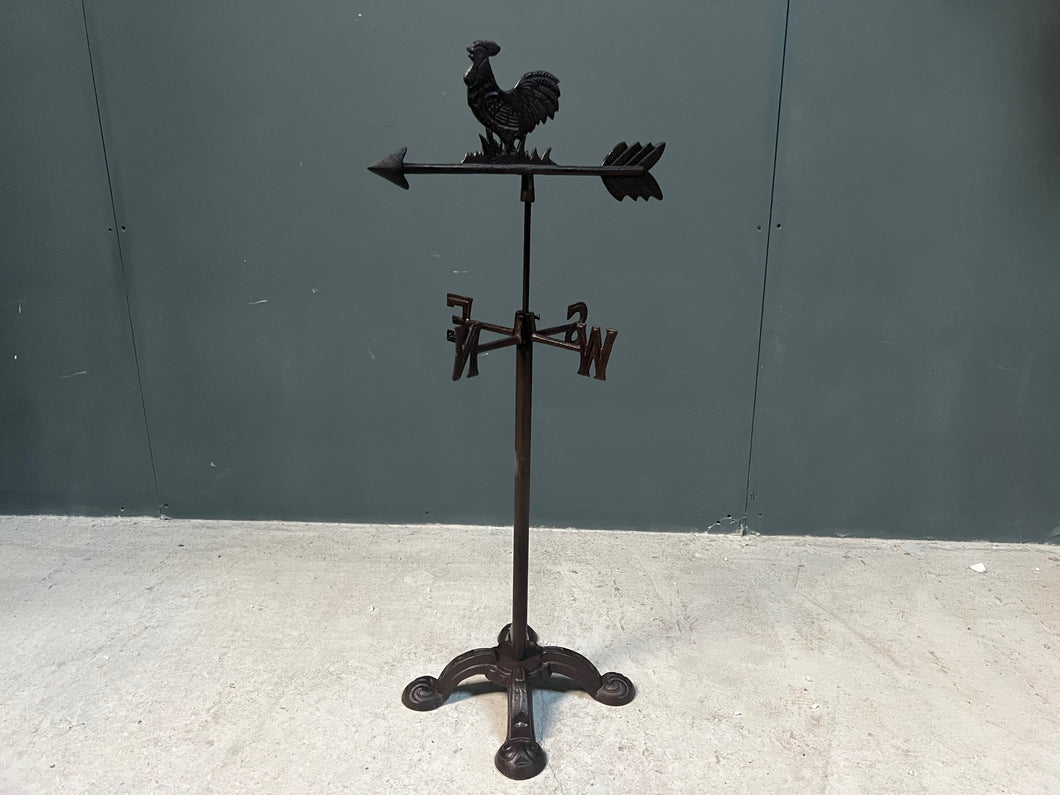 Cast Iron Outdoor Weather Vane on Stand