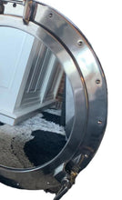 Load image into Gallery viewer, Massive 70cm Nickel Port Hole Mirror