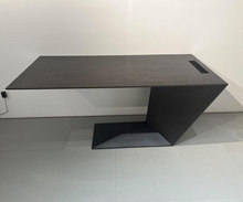 Load image into Gallery viewer, Unique Prismatic Home Office Desk in Black - French Designer Style