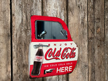 Load image into Gallery viewer, Large Metal Vintage Coca Cola Car Door Mirror