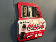 Load image into Gallery viewer, Large Metal Vintage Coca Cola Car Door Mirror