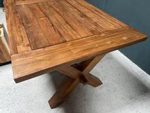 Load image into Gallery viewer, huge-240cm-recycled-teak-dining-table-wood-furniture-kitchen-design-unique-character-solid-wood-john-cowell-ltd