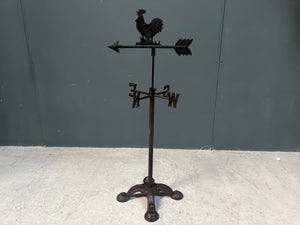 Cast Iron Outdoor Weather Vane on Stand