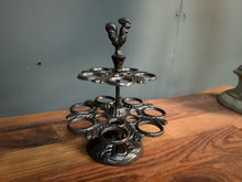 Load image into Gallery viewer, Cast Iron Ornate Egg Holder