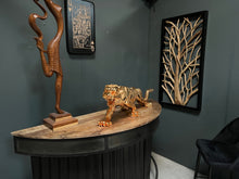 Load image into Gallery viewer, Large Gold Resin Tiger Statue