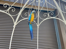 Load image into Gallery viewer, Decorative Large Hanging Parrot - Blue