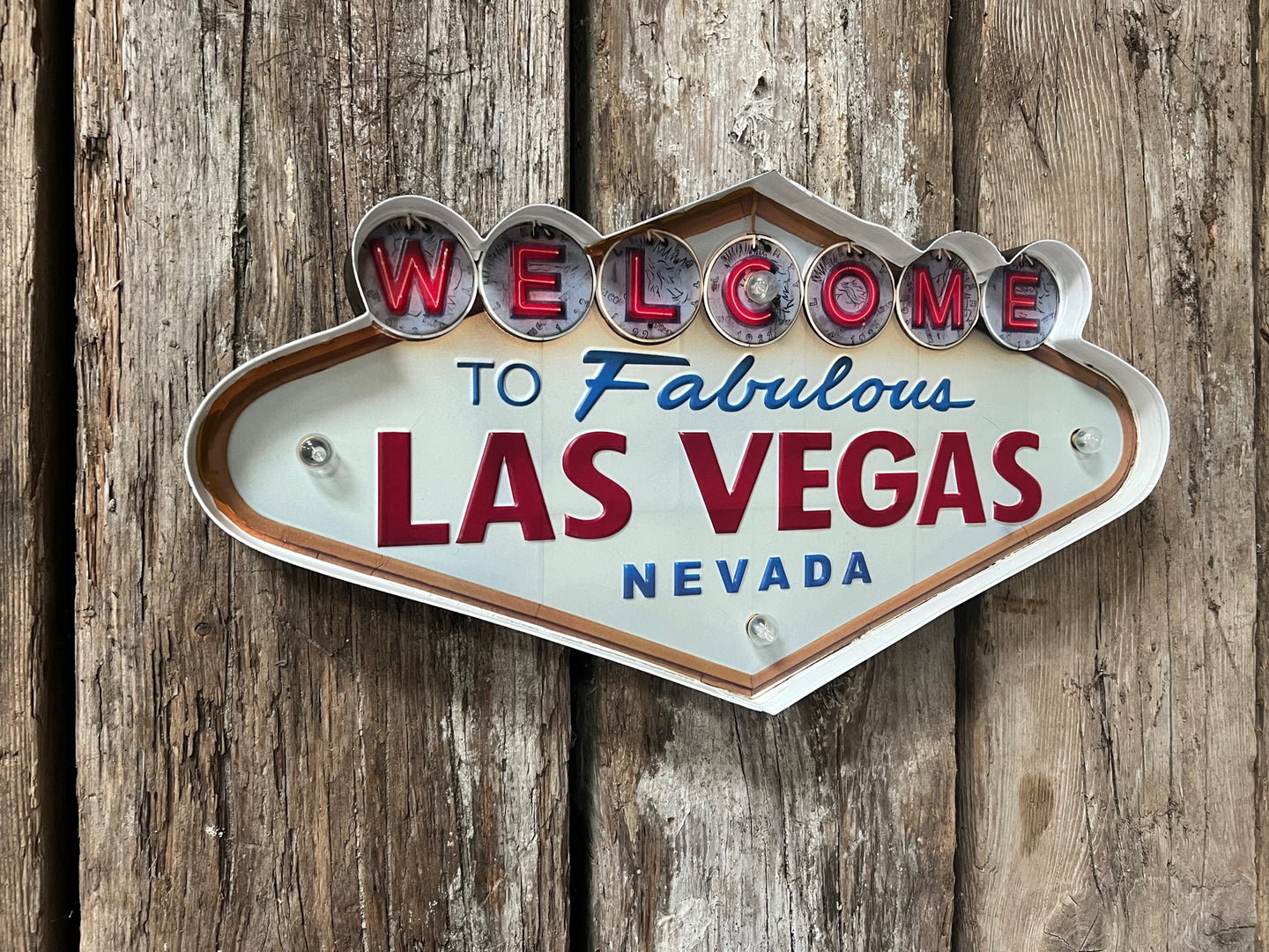 Large Light Up Las Vegas Sign