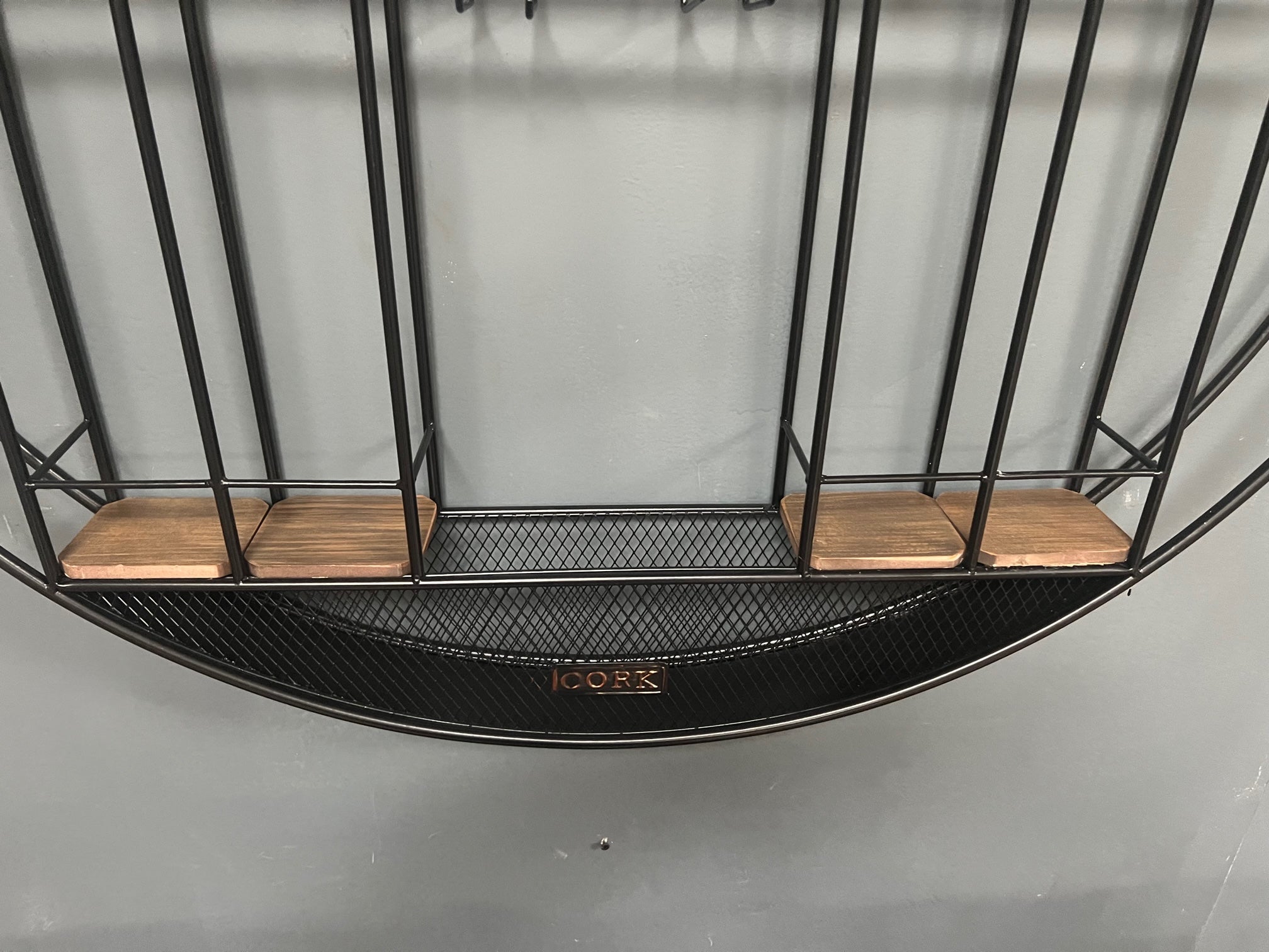 Huge Metal Wall Mounted Circle Wine Rack – John Cowell Limited