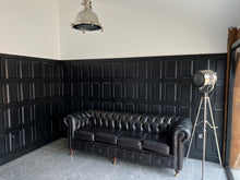 Load image into Gallery viewer, Teak Wood Paneled Room Paneling
