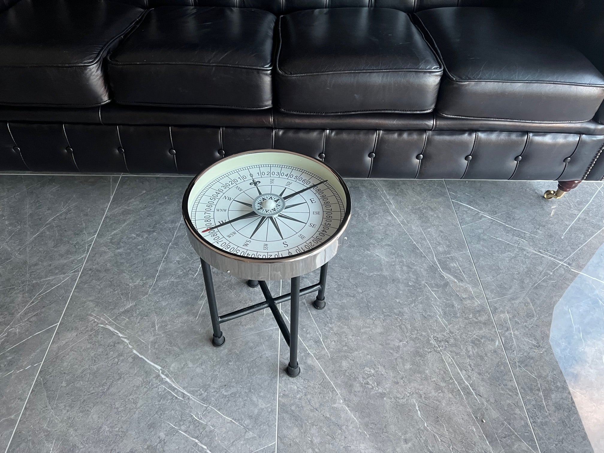 Compass Table Light Metal Compass Table – John Cowell Limited