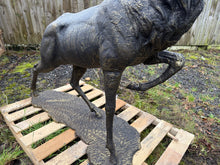 Load image into Gallery viewer, Cast Iron Elk Stag Statue