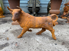 Load image into Gallery viewer, Cast Iron Bull Statue, Sculpture