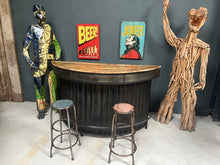 Load image into Gallery viewer, Pair of Vintage Style Industrial Metal Bar Stools