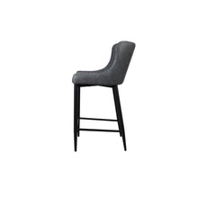 Load image into Gallery viewer, Single Classic Faux Leather Bar Stool in Grey