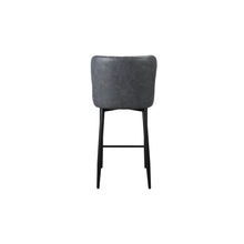 Load image into Gallery viewer, Single Classic Faux Leather Bar Stool in Grey