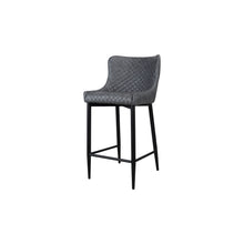 Load image into Gallery viewer, Single Classic Faux Leather Bar Stool in Grey